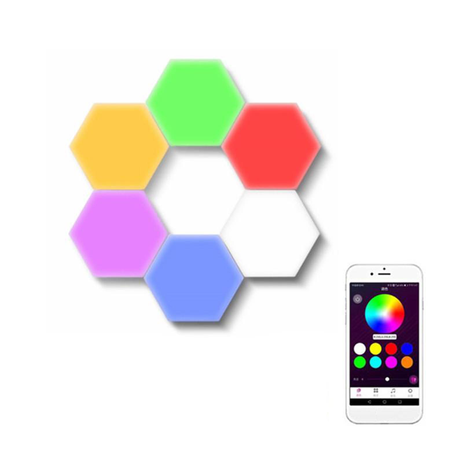 Hexagon Light Smart LED Wall Light APP Control Modular Light DIY Night Light