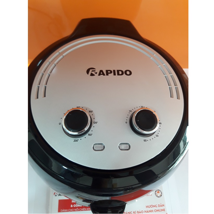 Nồi Chiên Không Dầu Rapido Inverter RAF6.5M - Chính hãng