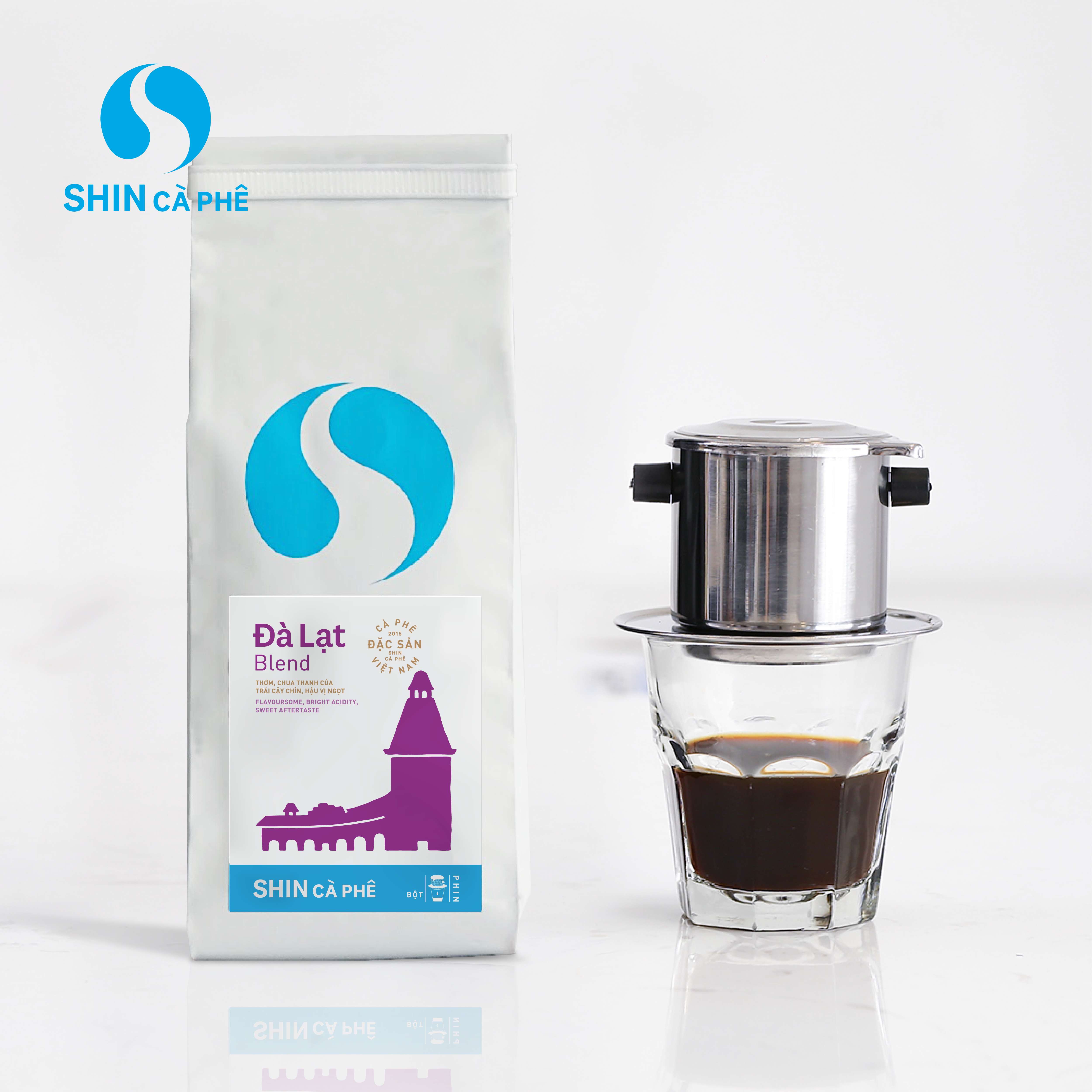 SHIN Cà Phê - Đà Lạt Blend 250g bột - Cà phê đặc sản pha phin
