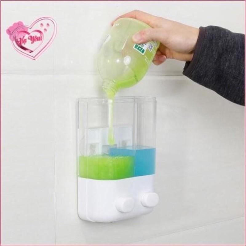 Hộp đựng xà phòng 2 ngăn treo tường