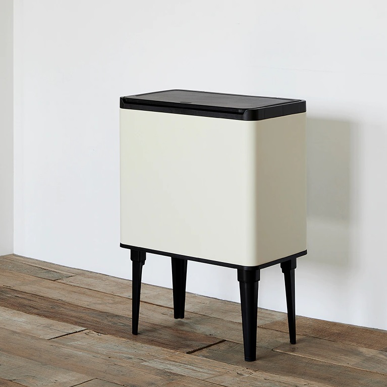 Thùng rác EKO Touch Bin 30L, 2 ngăn phân loại rác 15L + 15L