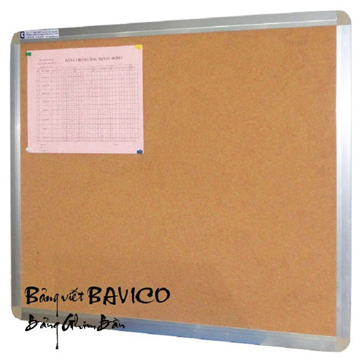 Bảng ghim bần BAVICO bảng giá rẻ tiện lợi 60x100cm