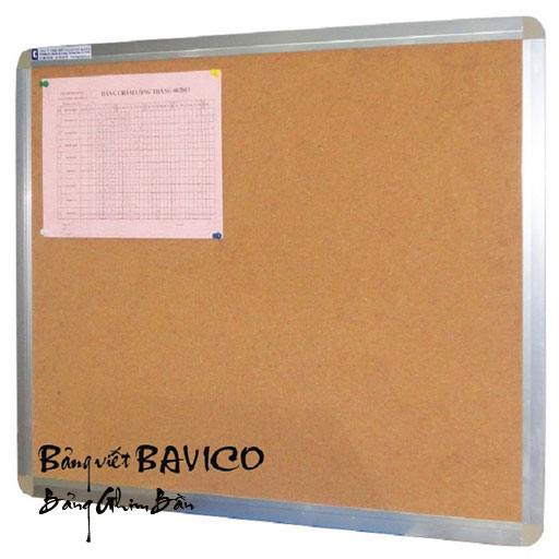 Bảng ghim bần BAVICO bảng giá rẻ tiện lợi 40x60cm