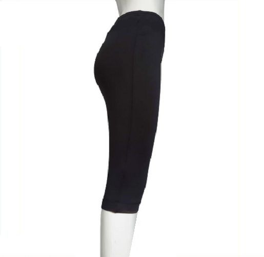 Quần Legging Nữ ngắn không túi màu đen thun co giãn 4 chiều, vải đẹp dày, thoáng mát