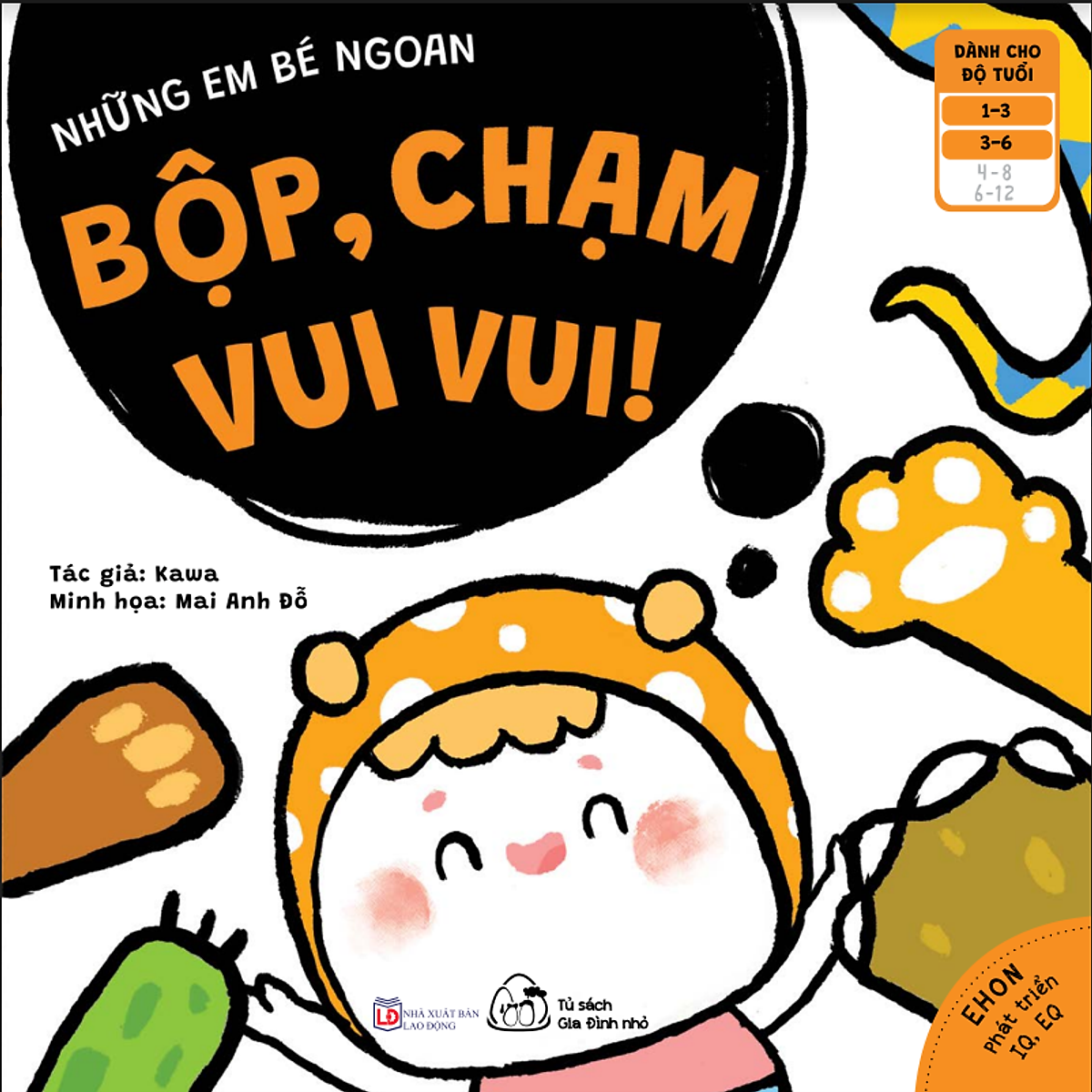 Sách Muki - Bộ 6 Cuốn Ehon Phát Triển IQ, EQ: Những Em Bé Ngoan