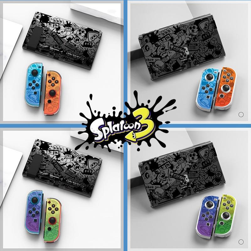 Vỏ Bảo Vệ Chống Trầy Chống Sốc + 2 Ngón Tay Cái Cho Nintendo Switch OLED 2021 & Switch