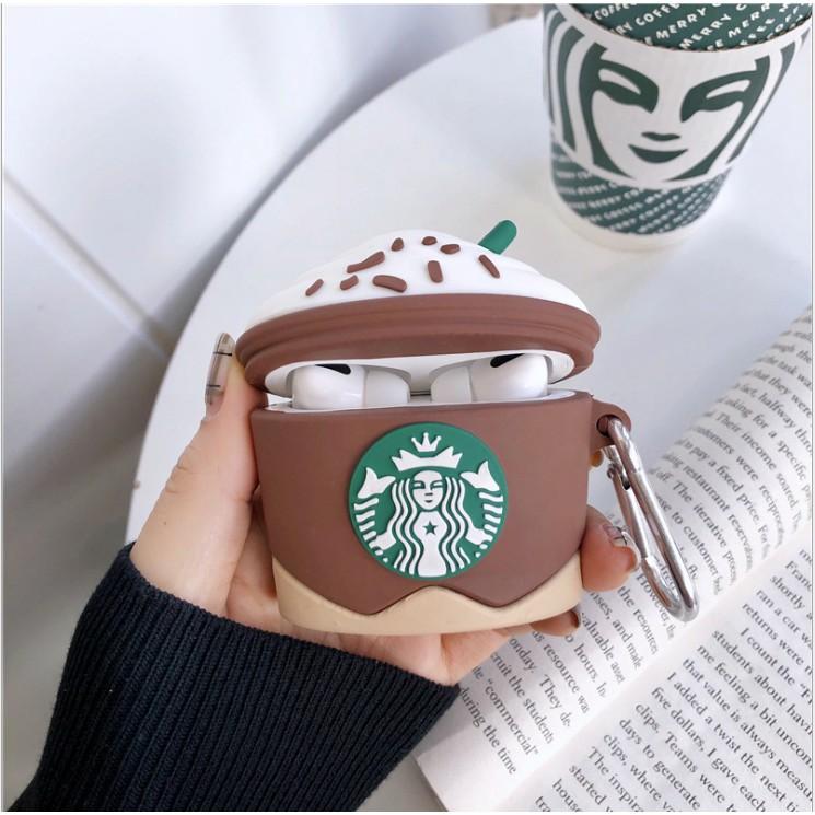 Vỏ bảo vệ bao đựng tai nghe Coffee Starbucks dành cho airpod 1/2/pro