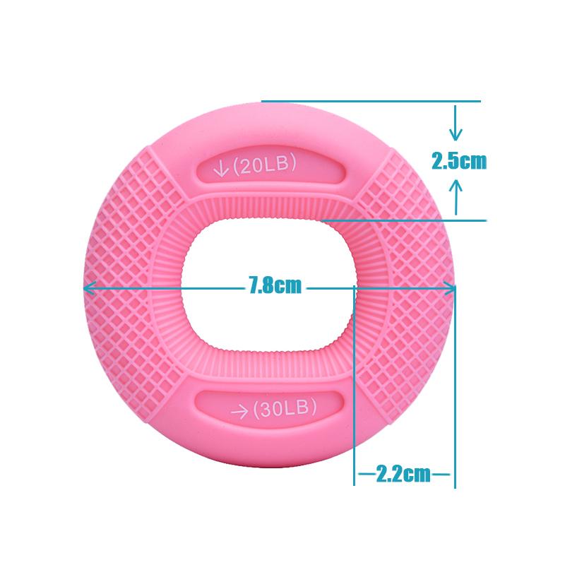 Silicone điều chỉnh tay cầm tay 20-80lb nắm tay ngón tay cỗ tay vỗ tay xe hơi mở rộng cơ bắp tập thể dục tập thể dục thể dục Color: 1