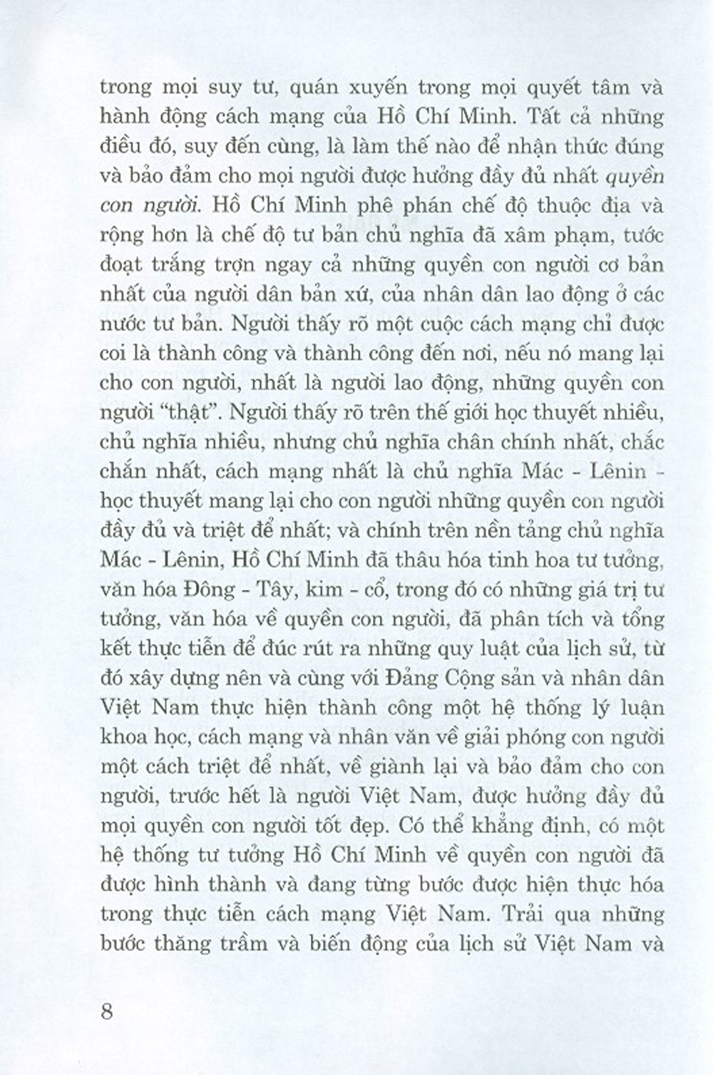 Tư Tưởng Hồ Chí Minh Về Quyền Con Người