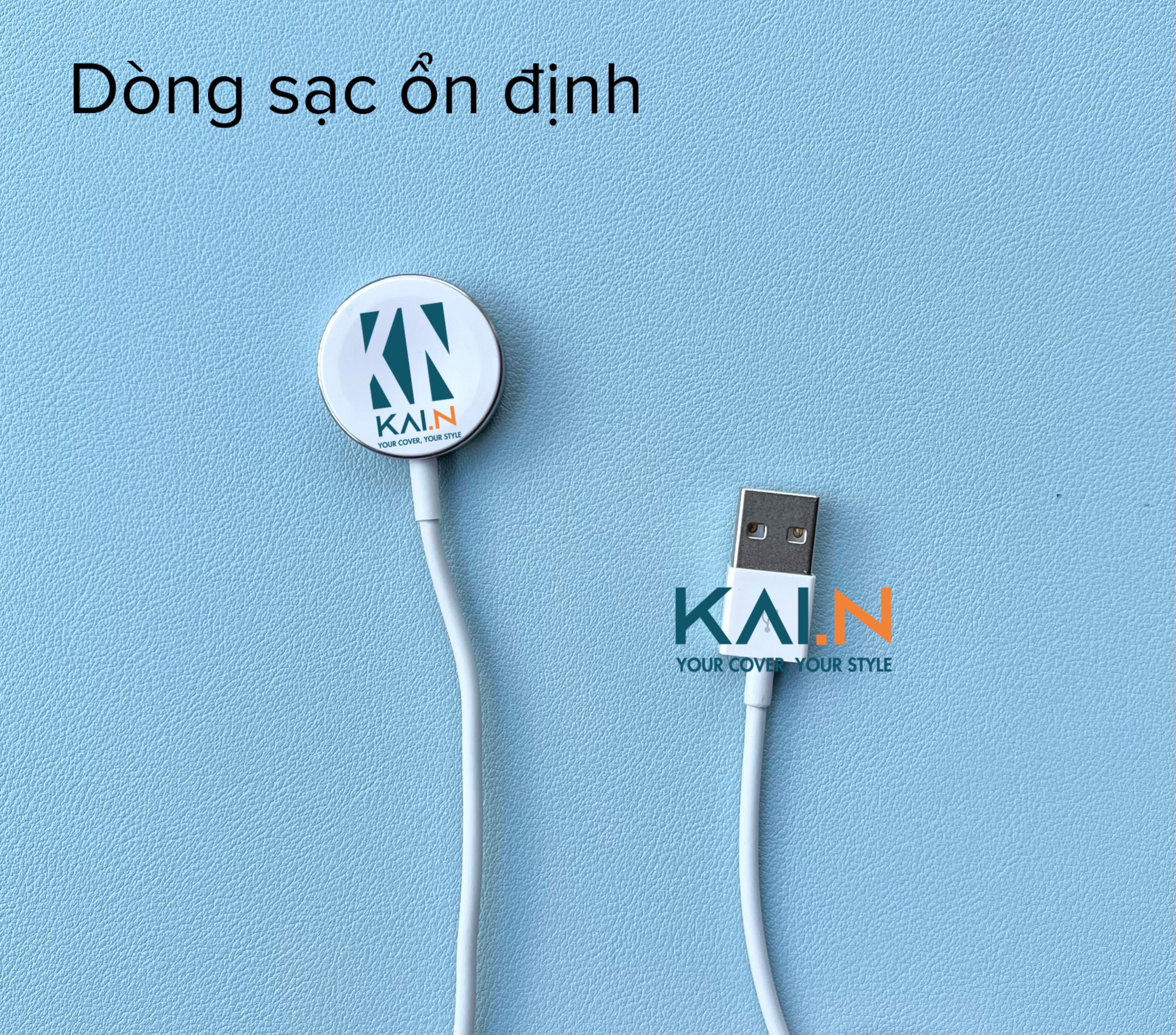 Dock Sạc Kai.N Viền Thép Dành Cho Apple Watch_ Hàng Chính Hãng