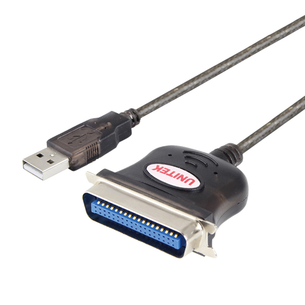 Cáp chuyển đổi USB sang PARALLEL LPT Unitek Y-120 - Hàng Chính Hãng