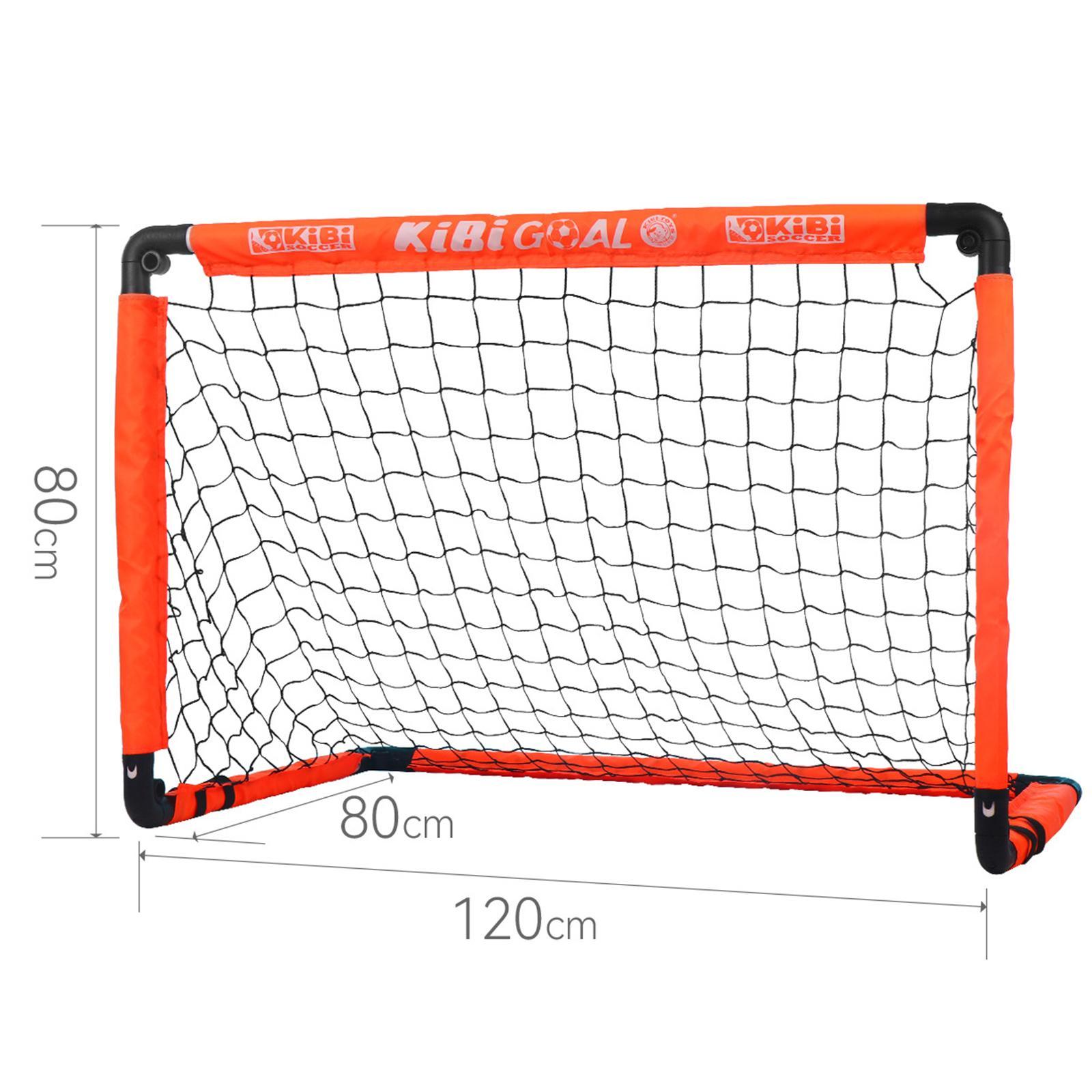Kids Soccer Goals Portable Soccer Nets Set Outdoor Training Easy Assembly