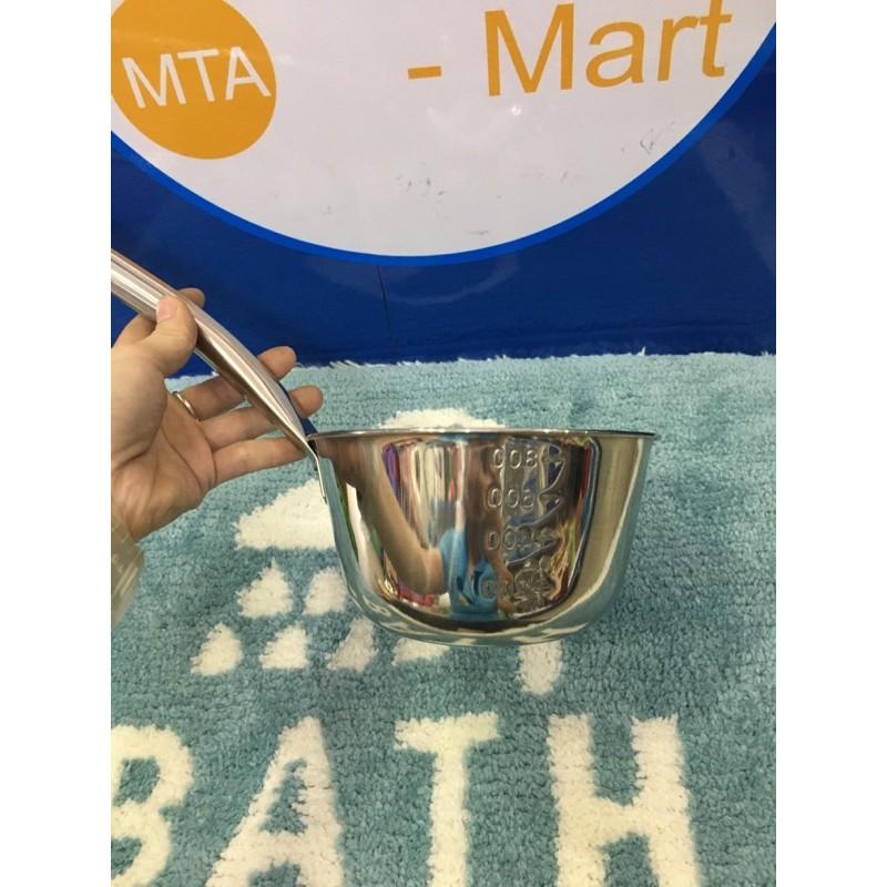 Gáo phở inox cán nhựa dài