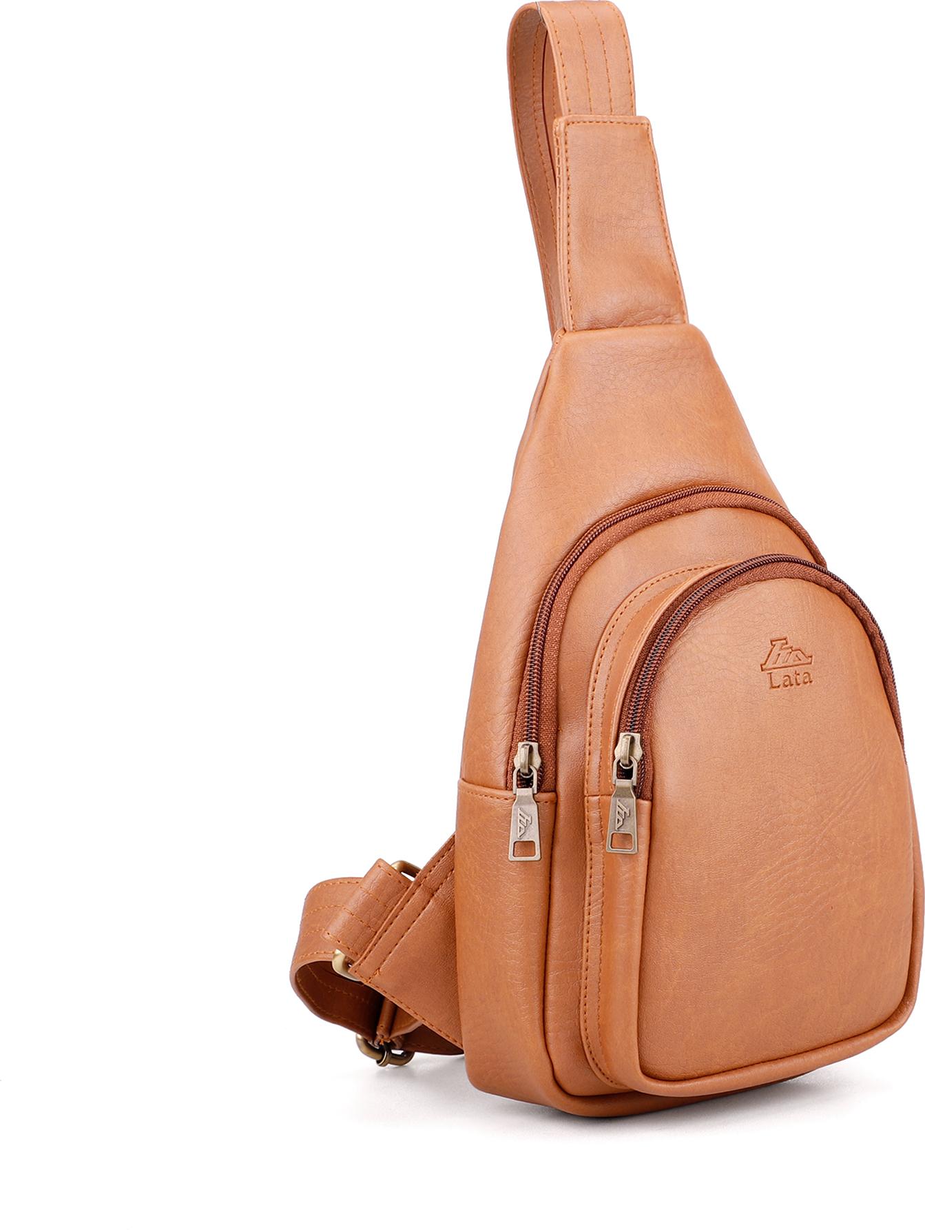 Balo Lata ( Thời trang nam đi chơi cỡ nhỏ - Balo đeo chéo da BALC24 )