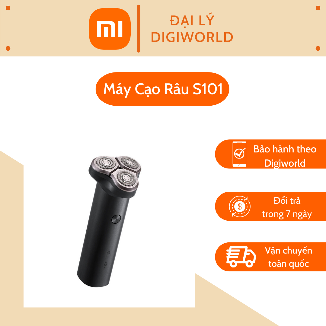 Máy Cạo Râu Xiaomi S101- Hàng Chính Hãng Digiworld - Mi Electric Shaver S101 cam kết chính hãng [ BH 12 tháng]