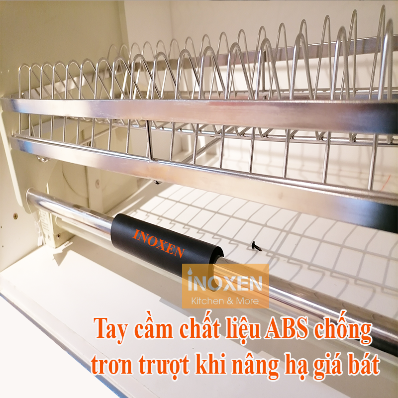 [Phụ Kiện Nhập Khẩu]Kệ giá bát nâng hạ di động thông minh BNH304.70/80/90- INOXEN