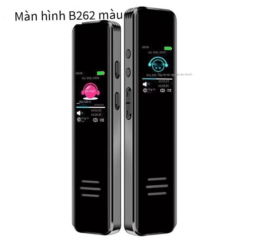 Điểm giá thấp nhất Bút ghi âm VoiceRecorder B262 màn hình màu thời gian điều khiển giọng nói Dấu thời gian lặp lại AB đa ngôn ngữ