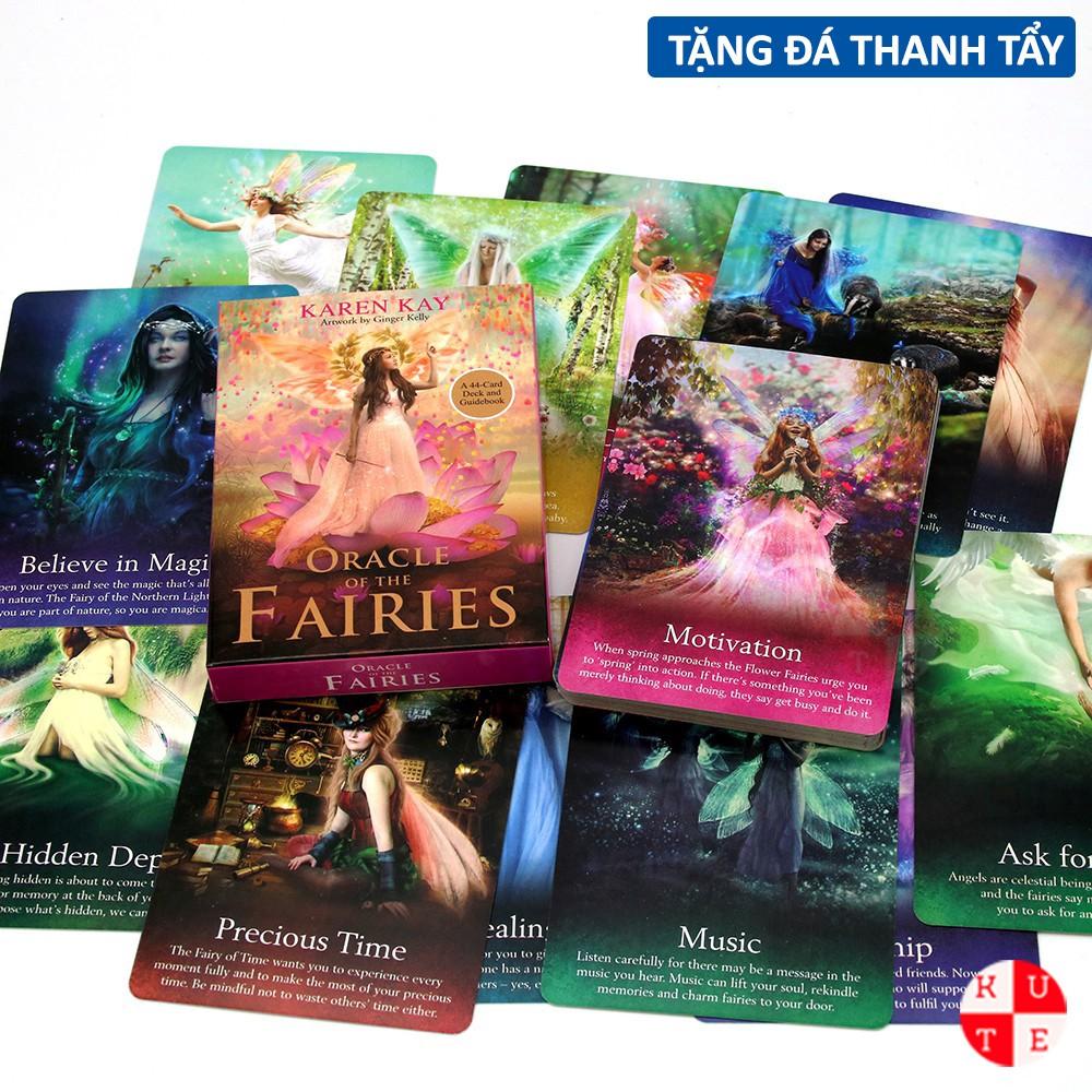 Bài Oracle Of The Fairies 44 Lá Bài Tặng Đá Thanh Tẩy