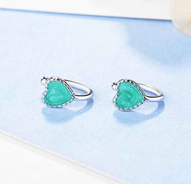 BÔNG TAI KẸP VÀNH TRÁI TIM XINH XẮN BHBT322