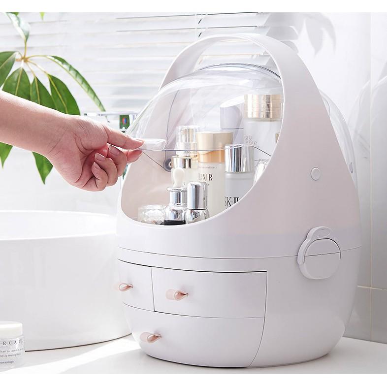 Hộp đựng mỹ phẩm có quai xách thuận tiện