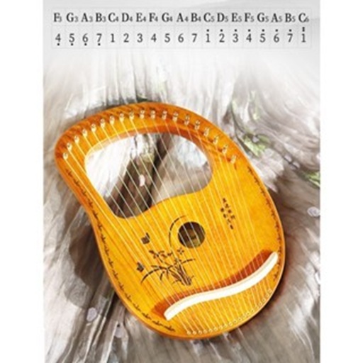 Đàn Hạc Lyre Harp I Đàn Lyre Harp 16 Phím Gỗ Tự Nhiên – Âm Vang Rõ, Tặng Full Phụ Kiện