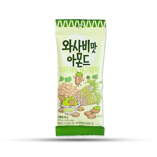 Hạnh nhân tẩm wasabi Tom' Farm 30g