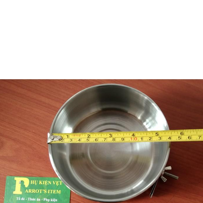 CÓNG INOX CAO CẤP NHẬP KHẨU CHO DÒNG VẸT LỚN NHƯ XÁM,COCKATOO,MACAW