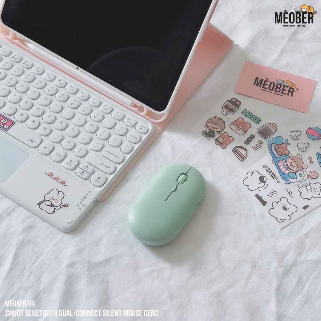 Chuột không dây Bluetooth Silent Mouse Gen2 - Nhỏ Gọn, Tối Giản, Pin Sạc Cao cấp