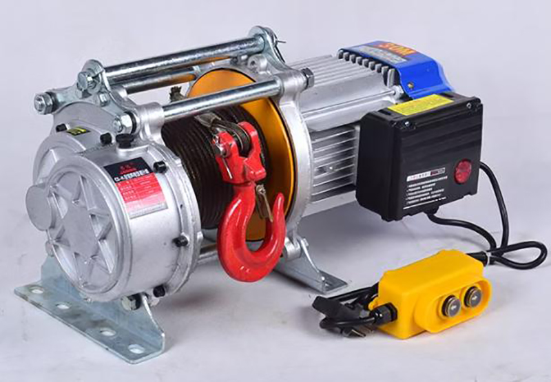 Tời điện đa năng nâng hạ vỏ nhôm ABG CD-K1 sử dụng nhiều trong công nghiệp, xây dựng