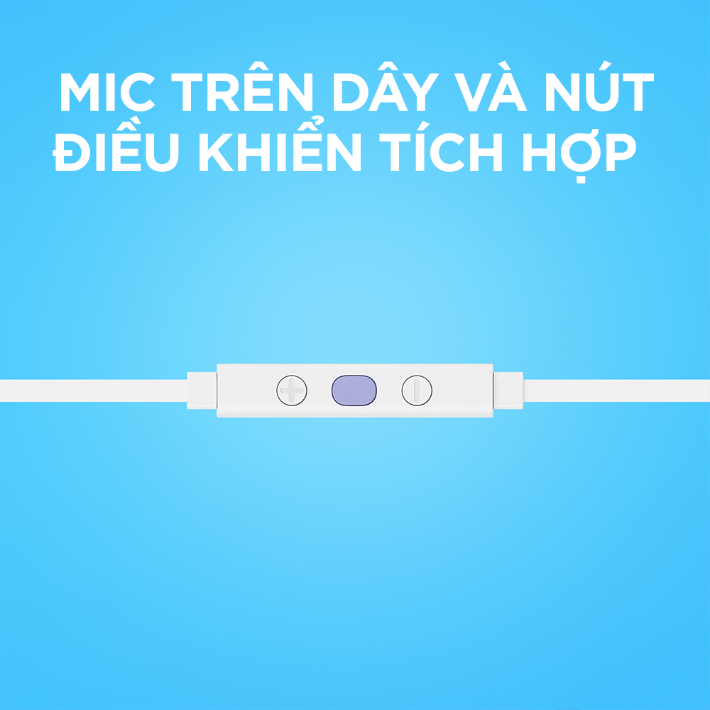 Tai nghe game in-ear Logitech G333 - màn loa động kép Dual Driver, độ bền cao, 3.5mm Aux, Mic và điều khiển trên dây - Màu - 3