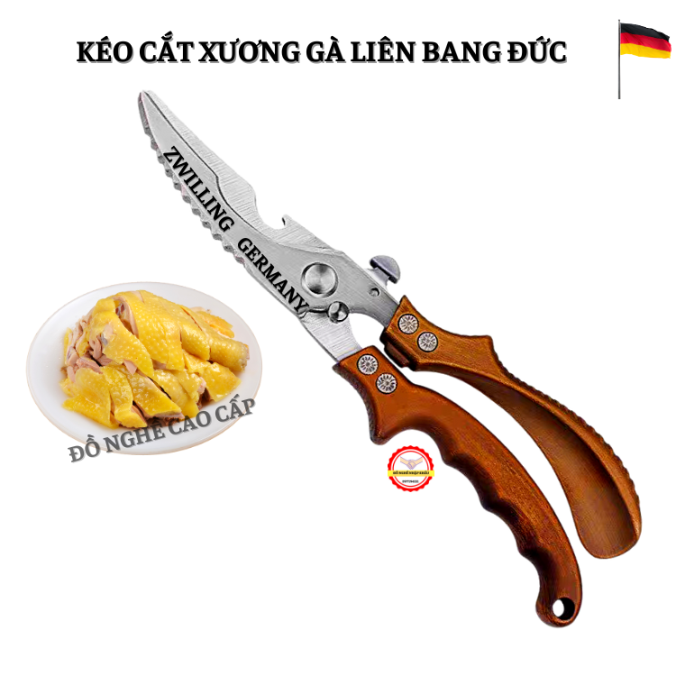 Kéo cộng lực chuyên dụng cắt xương gà hàng cao cấp GERMANY