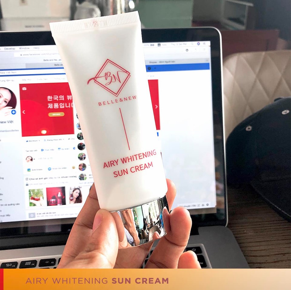 Kem Chống Nắng Airy Whitening