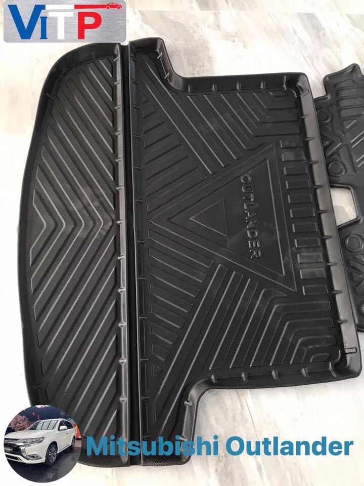 Thảm sàn ViTP Mitsubishi Outlander Full 7 Chỗ + Cốp