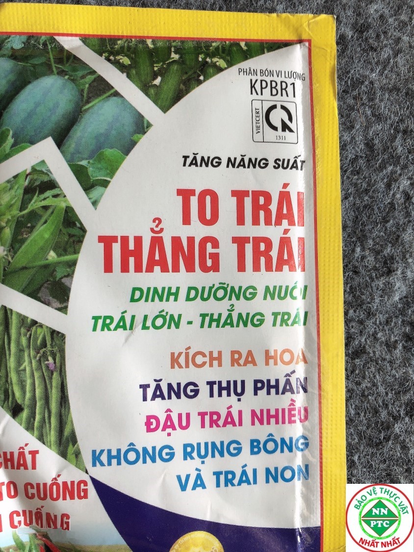 Phân Bón Vi Lượng KPBR1 Tăng Năng Suất,Kích Hoa,Tăng Thụ Phấn, Đậu Trái KPBR1