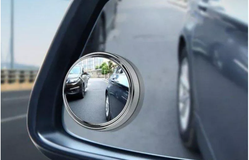 Gương Cầu Lồi Ô Tô Gắn Kính Hậu Có Viền Xoay 360 Xóa Điểm Mù