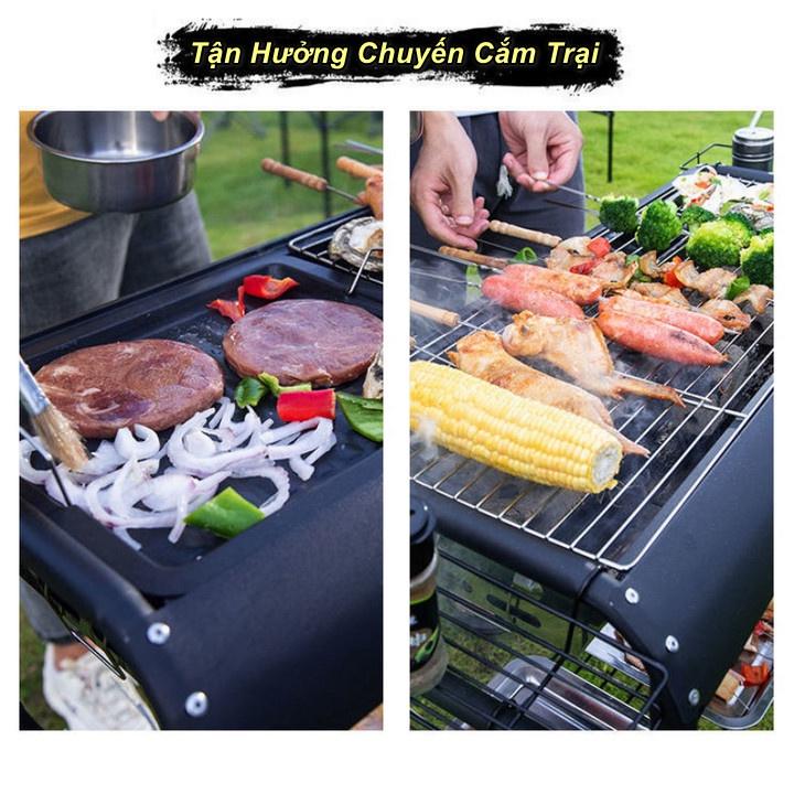 Bếp Nướng Than Ngoài Trời ALLOY BBQ Thép Không Rỉ 410