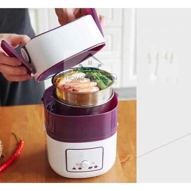 Hộp nấu và hâm nóng cơm lồng Inox 03 tầng