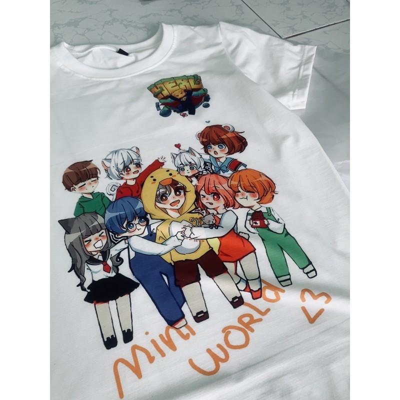 Áo Thun Chibi Hero Team Mini World Toàn Bộ Thành Viên Siêu Đẹp - Áo Hero Team Giá Rẻ MC19