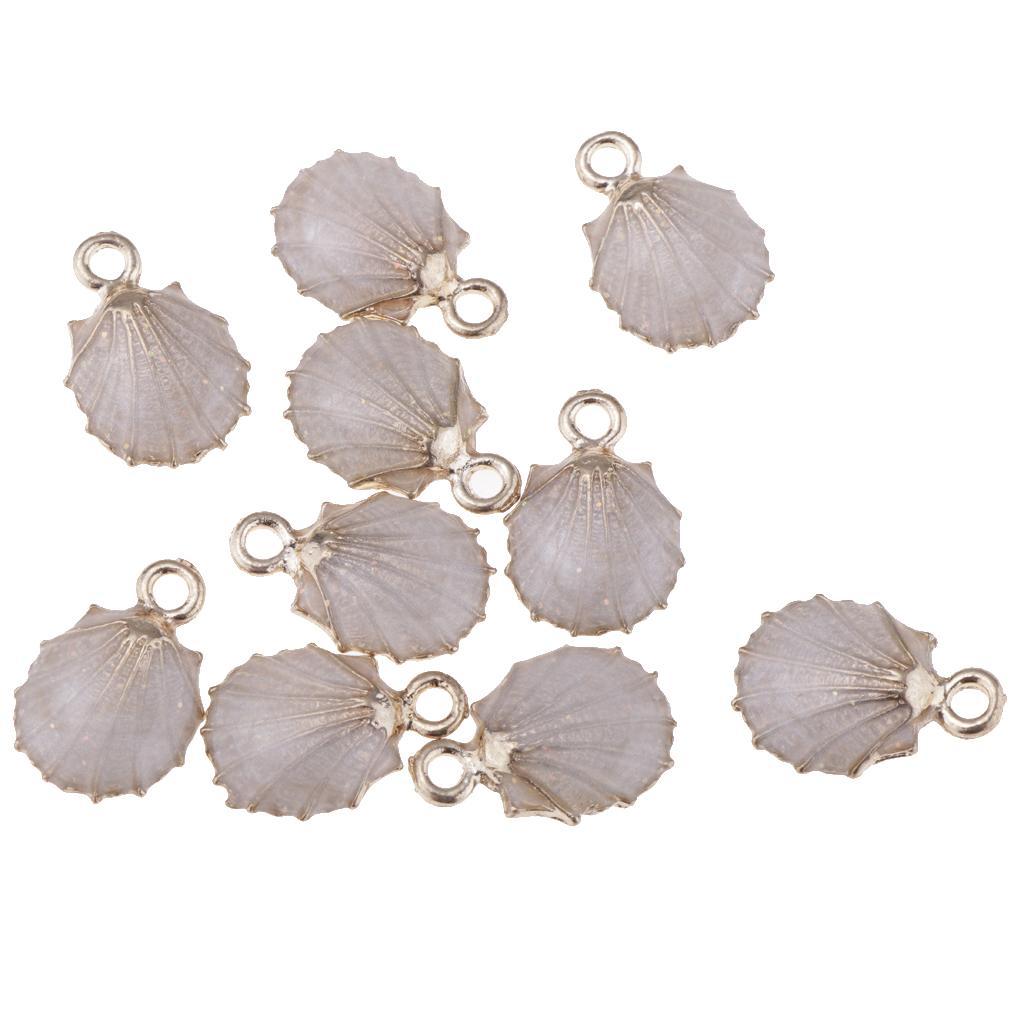 10 Pieces Alloy Charms Pendants for Jewelry Making Crafting