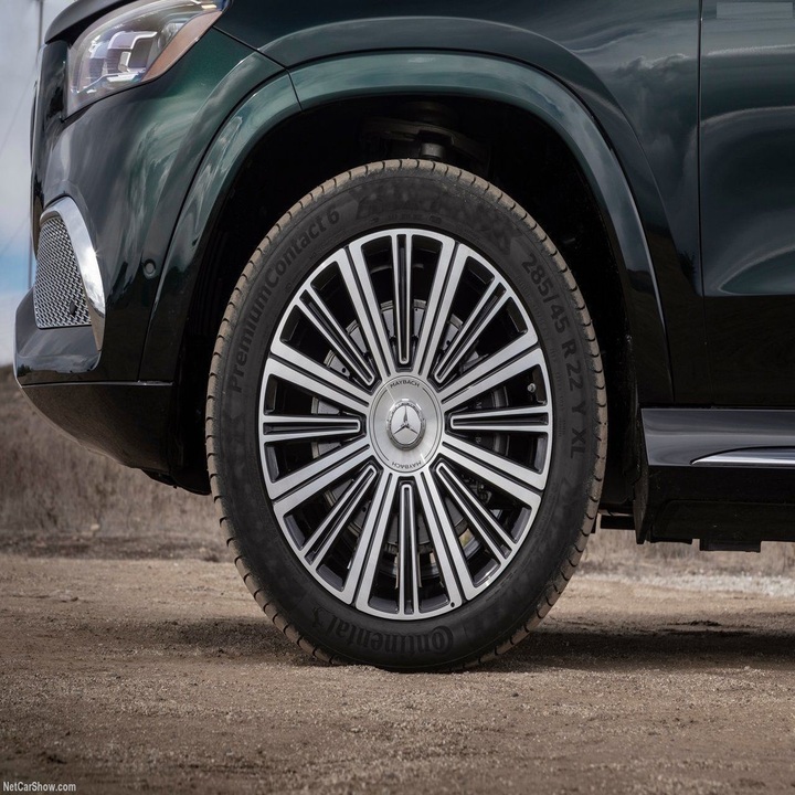 Logo chụp mâm, ốp lazang bánh xe ô tô dùng cho xe Mercedes và Maybach đường kính ngoài 65mm, chân cài 65mm, cao 50mm - TY-65