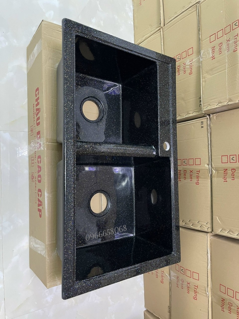 Chậu rửa chén đá nhân tạo 84*50*23