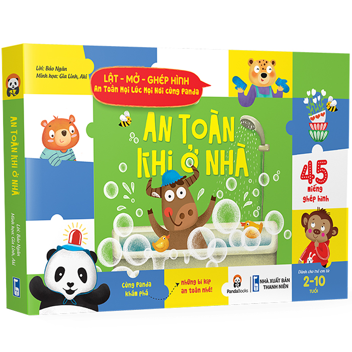 An Toàn Khi Ở Nhà: Lật - Mở - Ghép Hình - An Toàn Mọi Lúc Mọi Nơi Cùng Panda