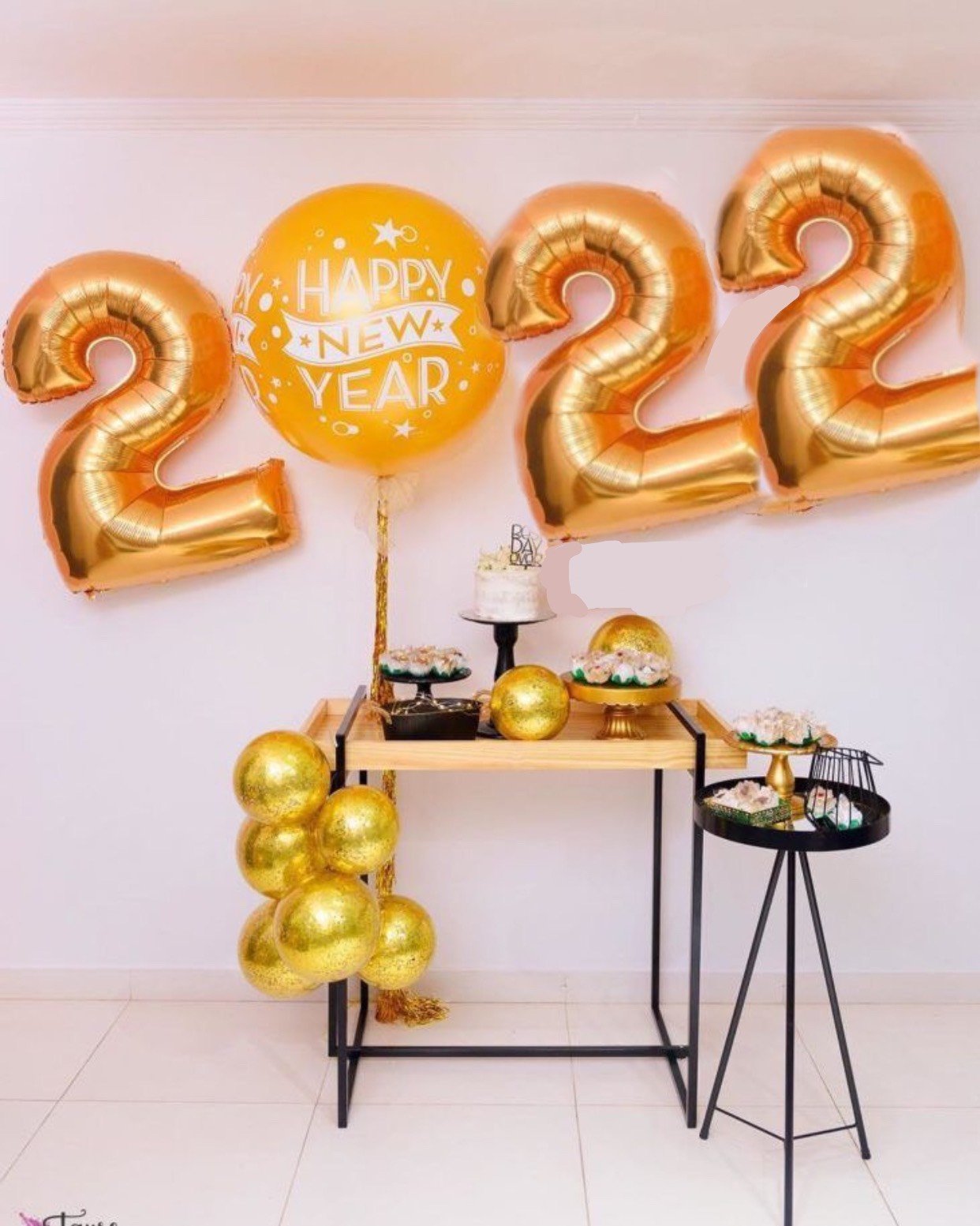 Bộ bong bóng trang trí Happy New Year cbhp64m