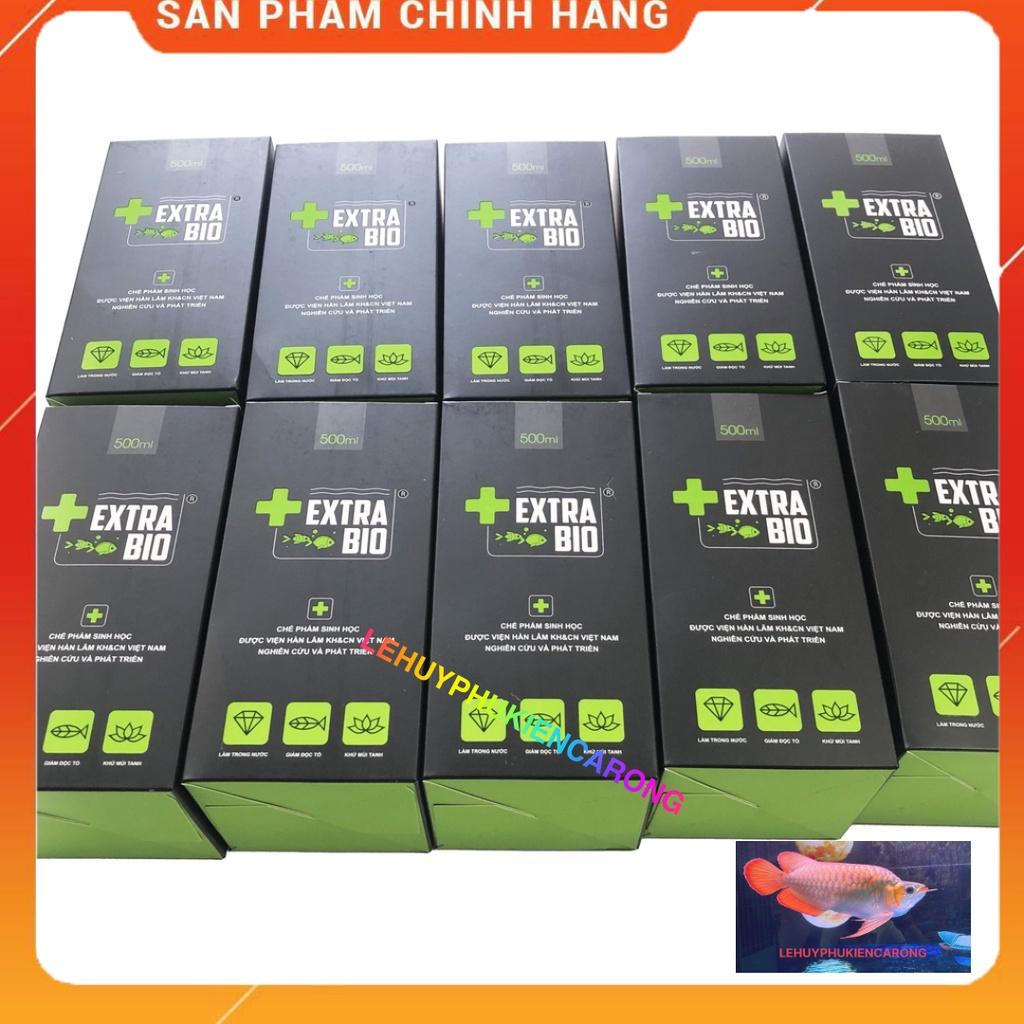 Vi Vinh Extra Bio 500ml, Vi Sinh Bể Cá, Hồ Cá Giúp Làm Trong Nước, Khử Mùi Tanh Hôi, Giảm Độc Tố, Ngăn Ngừa Rêu Hại