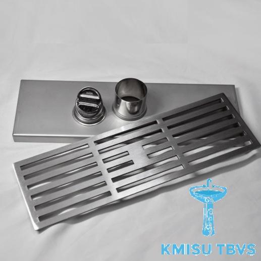 Thoát sàn inox 304, ga thoát sàn ngang kích thước lớn - KMISU THIẾT BỊ VỆ SINH