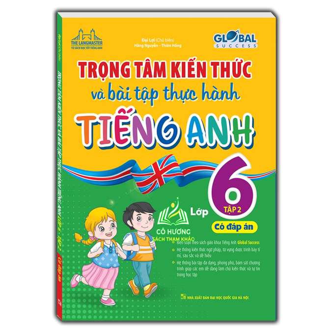 Sách - Trọng tâm kiến thức và bài tập thực hành tiếng anh lớp 6 tập 2