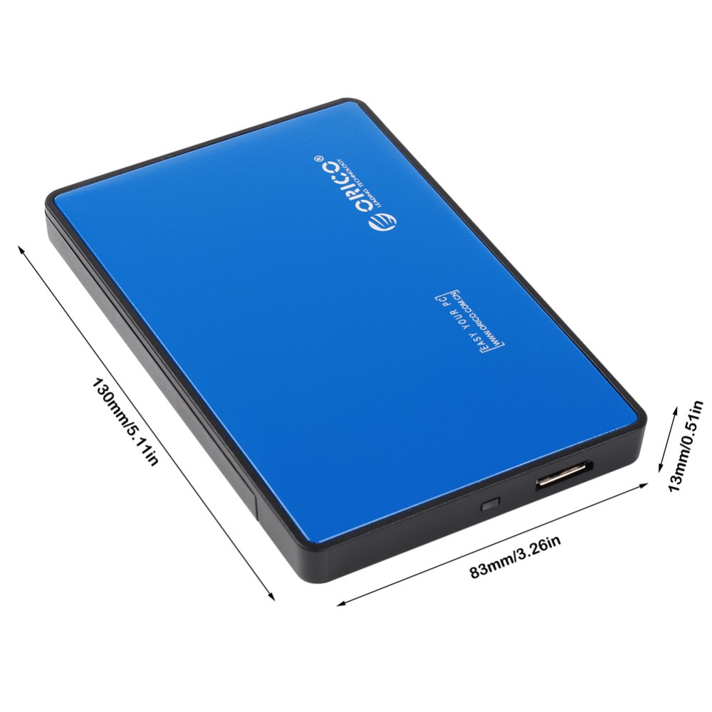 Hộp đựng ổ cứng 2.5" SSD/HDD SATA USB 3.0 Orico 2588US3 - Hàng Chính Hãng