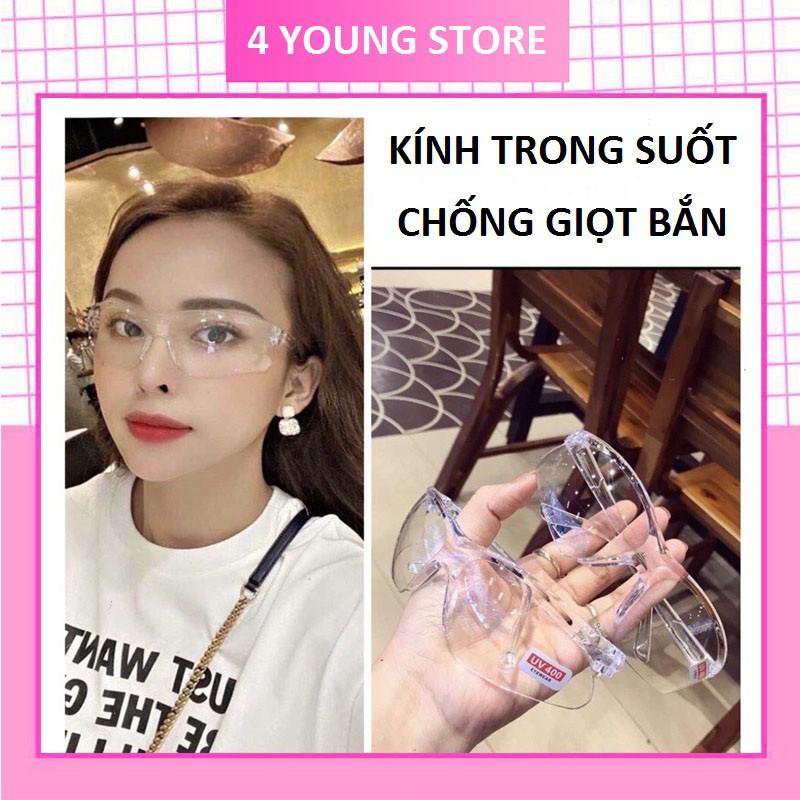 Kính bảo hộ chống khói bụi và giọt bắn, mắt kính thời trang chống tia UV dành cho cả nam và nữ 054