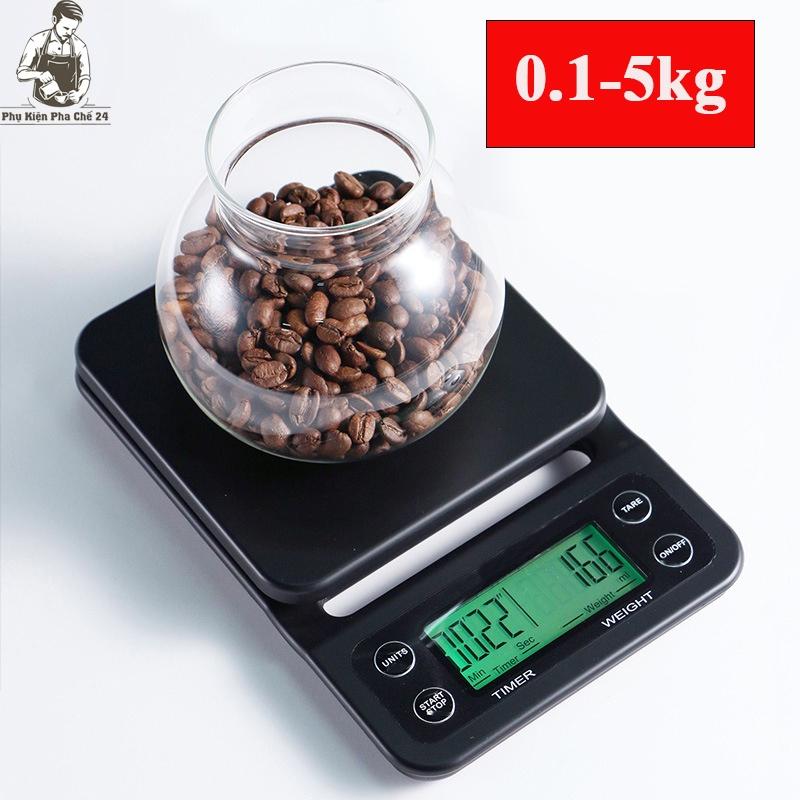 Cân Điện Tử Cao Cấp Timer Scale - Cân Pha Chế - Cân Nhà Bếp Màn Hình LCD