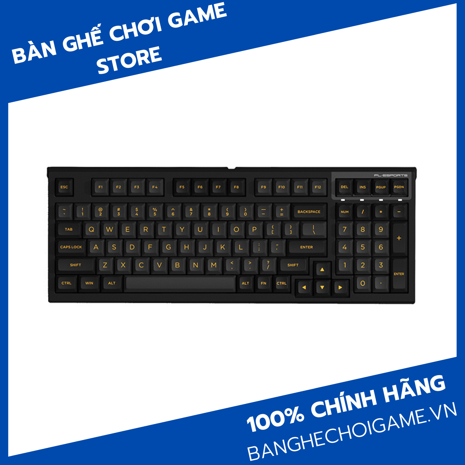 Bàn phím cơ không dây FL-Esport FL980CPM Polar Night /FSA Keycap/FLCMMK Switch - Hàng chính hãng